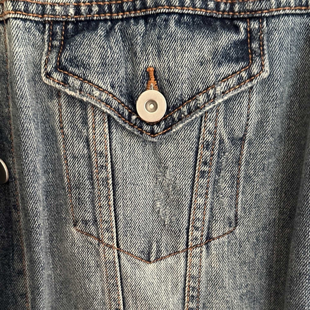 Wild Fable Blue Denim Jacket XS EUC - Picture 6 of 9